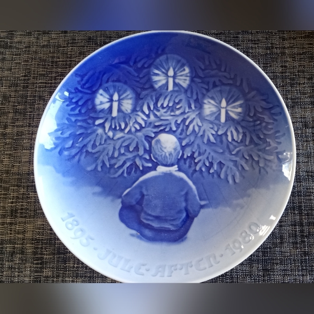 Blue and White Decorative Plate